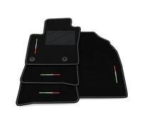 Kit Tappetini Auto compatibili con Toyota C-HR 2023-2026 Dist. clips conducente 29,9cm | Set Tappeti in Moquette, Bandiera Italia, Tappeto auto su misura