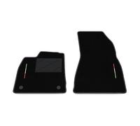 Kit Tappetini Auto SOLO ANTERIORI 2pz compatibili con Renault 5 E-tech Electric 2024-2026 | Set 2 tappeti anteriori su misura in moquette, bandiera Italia