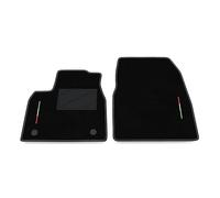 Kit Tappetini Auto SOLO ANTERIORI 2pz compatibili con Renault Megane 5 - E-Tech Electric 2022-2026 | Set 2 tappeti anteriori su misura in moquette, bandiera Italia