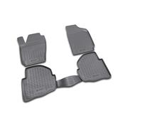 Element tappetini in Gomma 3D Premium su Misura Adatti per Volkswagen Polo, MK 4 (IV), 2002-2009, Berlina, 4 Pezzi.