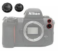 KIT TAPPI 10-PIN compatibile con NIKON AI set coppia tappo 10 pin 10-pin pc sincro flash telecomando scatto remoto mc-30 cap cover sync terminal mc30 remote control D2 D300 D300S D200 D800E D700