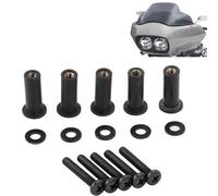 Kit Tappi Boccole Fissaggio Parabrezza Moto Eurowagens 5 Pezzi