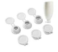 Kit Tappi Per Svuotamento Bottiglie, Connettore Di Trasferimento Adattatori Da 6 Pezzi, Set Di Bottiglie Caps Inversi Di 3 Dimensioni, Ottieni Ogni Goccia Di Lozioni, Shampoo