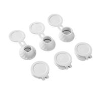 Kit tappo di bottiglia invertito - Set di 6 bottiglie vuote capovolte - Kit tappo svuotamento bottiglia - Estrarre ogni goccia di lozioni - 3 misure kit di svuotamento bottiglie liquide