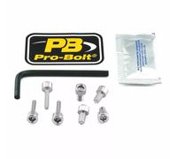 Kit tappo serbatoio benzina PRO BOLT Argento 07040054