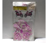 KIT TARGHETTE ROSA PER PIAGGIO LIBERTY 50-125 DAL 2009 AL 2016 (657577)