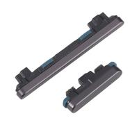 KIT TASTI compatibile con Google Pixel 7A GWKK3 GHL1X G0DZQ G82U8 TASTO ESTERNI LATERALI TASTINO ACCENSIONE power ON OFF + PULSANTE controllo VOLUME side keys (Nero)