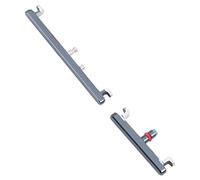 KIT TASTI Compatibile con OnePlus 9 Pro TASTI ESTERNI LATERALI TASTINO ACCENSIONE power ON OFF + PULSANTE controllo VOLUME (Nero)