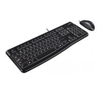 Kit Tastiera e Mouse Logitech MK120 920-002562 con cavo USB - Affidabilità e Com