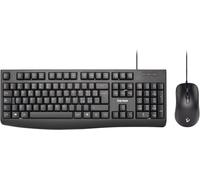 KIT TASTIERA E MOUSE SET PER PC LAPTOP KEYBOARD USB CON FILO CASA UFFICIO ITA