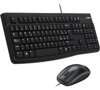 Tastiera Logitech Desktop MK120 Mouse incluso USB QWERTY Italiana Nera