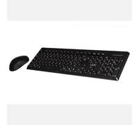 Kit tastiera italiana e mouse wireless nero