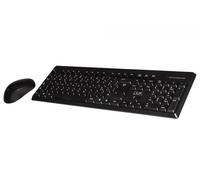 Kit tastiera italiana e mouse wireless nero