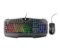 ITEK - Combo Tastiera e Mouse T20 - Membrana, RGB, Multimediale, Mouse con software, RGB, Sensore P3212