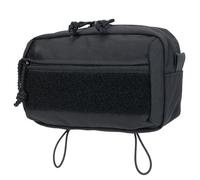 Kit Tattico 4-in-1: Tasca Admin, Pouch Dangler/IFAK e Marsupio Addominale con Pannello a Strappo per Gilet e Attrezzatura(Black)