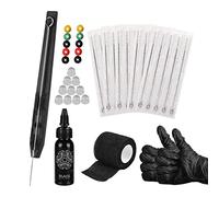 Kit Tatuaggio Stick And Poke Kit Tatuaggio Set Aghi Tatuaggio Forte E Stabile Alimentatore Penna Tatuaggio 1 3 5 7 9rl Ago Per Tatuatore