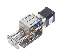 Kit Tavola Scorrevole Asse Z, Set Tavola Scorrevole Asse Z CNC Corsa 100mm Attuatore Lineare Fai-da-te Kit Attuatore Lineare Asse Z per 3D, Attuatori di Movimento Lineare