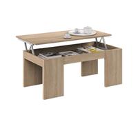 KIT TAVOLO CAFF ELEV 50X100X43/54H ROVERE CANAD