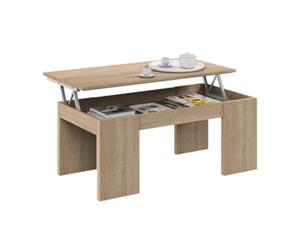 KIT TAVOLO CAFF ELEV 50X100X43/54H ROVERE CANAD