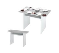 KIT TAVOLO CONSOLLE 35/70X120XH75 CM BIANCO CEME