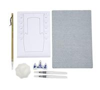 Kit tavolo da disegno ad acqua Pennello riutilizzabile ecologico Set di strumenti per pittura ad acqua con staffa per bambini Artisti Pratica di calligrafia Apprendimento Formato
