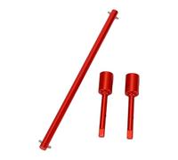 Kit tazza giunto albero motore RC centrale parti di aggiornamento in metallo per albero di trasmissione 1/10 RC Touring Car Performance (Rosso)