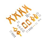 Kit Tazza sterzo Braccio oscillante C Tazza sterzo RC Auto con Cuscinetto Scala 1/18 per 184011, Oro