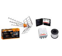 Kit TDT Economico Guadagno 62dB + 20m Cavo