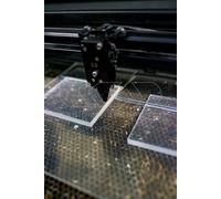 Kit teca cm 60x60 lastre in plexiglass su misura e colla fai da te
