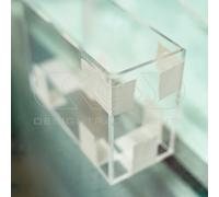 Kit teca cm 98x98 lastre in plexiglass su misura e colla fai da te