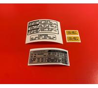 KIT TECNICO XL 600 R adesivi tecnici adesivi/stickers