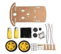 Kit telaio auto robot 2WD con encoder di velocità, 48 motoriduttori e scatola batteria AA per Arduino STEM Education, robotica fai da te, tracciamento