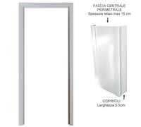 Kit Telaio imbotte in Pvc per Porta a soffietto con coprifili - SU MISURA