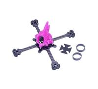Kit telaio in fibra di carbonio 3K con passo da 114 mm/118 mm, supporto motore brushless 1104/1106, adatto for accessori for droni da corsa RC FPV.(Venom-118 Purple)
