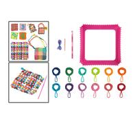 Kit telaio per tessitura Giocattoli Artigianato multicolore Regali di
