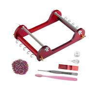 Kit telaio perline in legno con accessori perline per collane pendenti fatte