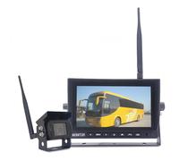 Kit telecamera di retromarcia digitale wireless AHD 1080P con 18 LED IR + monito