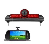 Kit Telecamera Per Retromarcia Con Luce Freno AHD 1080P Con Monitor Per Specchietto Retrovisore Da 7" Per Fiat Per Ducato 2006-2023 Telecamera Retromarcia(Suction Cup Bracket)