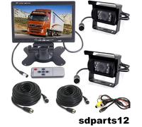 Kit Telecamera Posteriore Per Retromarcia Due Dispositivi a 18 LED di Visione