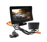 KIT TELECAMERA RETROMARCIA MONITOR 4,3" TFT LCD STAFFATA CABLATA AUTO CAMPER