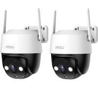 Kit Telecamera Wi Fi Esterno 2K Visione Notturna a Colori Telecamera WiFi 360°