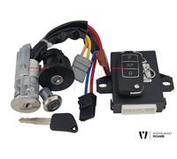KIT TELECOMANDO + CILINDRETTI SERRATURA SPORTELLI TAPPO E QUADRO AVVIAMENTO AIX