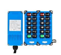 Kit telecomando for gru di sollevamento a 6 canali F21-E2B-8 2TX 1RX | Set remoto industriale con 2 trasmettitori e 1 comando direzionale a 6 pulsanti for carroponte(380V)