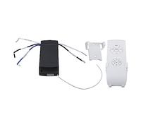 Kit Telecomando Universale Ventilatore Soffitto con Timer 85-240V Dimensioni 136x45x18mm ABS Durevole Lunga Distanza Sostituisce Telecomandi Luce Lampada Batterie AAA Non Incluse