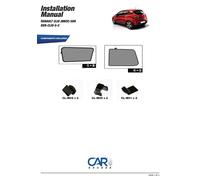 Kit tendine Privacy - 4 pz - compatibile per Renault Clio IV 5p (10/12>07/1...