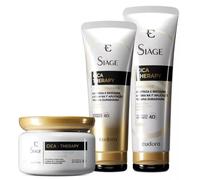 Kit terapia Eudora Siage Cica - shampoo, balsamo e maschera - 3 x 1