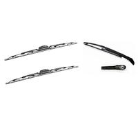 KIT Tergicristalli per 600 Seicento dal 1998 al 2010 2 Spazzole Tergicristallo Vetro + Braccio Spazzolante Tergi Lunotto posteriore - 19203-2 + 715/13