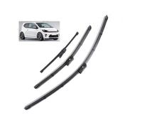 Kit Tergicristallo Anteriore e Posteriore per Volkswagen UP 2011-2017, Set Completo Tergicristallo Anteriore+Posteriore Facile Installazione