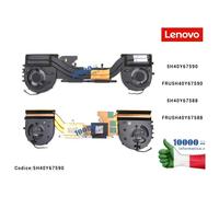 Kit Termico Ventola Fan CPU e GPU + Dissipatore LENOVO ThinkPad P1 Gen 3 (20TH)