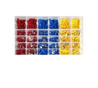 Kit terminale a connessione rapida 280/480/720/1200/1500 pezzi - Capicorda a forcella/anello/a forcella pressati a freddo for sistemi di cablaggio CC a bassa tensione (480pcs)